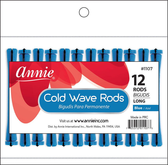 Cold Wave Rods Size Long / Blue 12Pc #1107