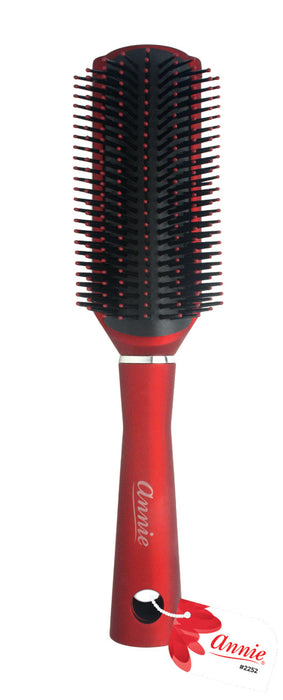 Salon Rubber Cushion Brush / Red #2252