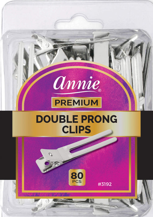 Premium Double Prong Clips 80Pc #3192