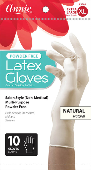 Powder Free Latex Gloves 10PC Pack (S-XL)