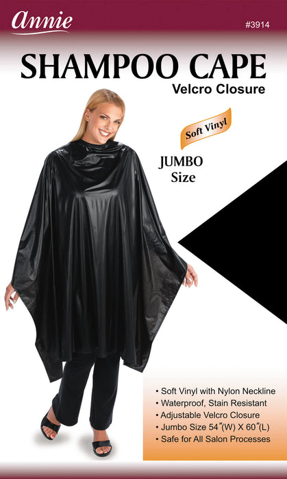 Shampoo Jumbo Size 54" x 60" Cape / Black #3914