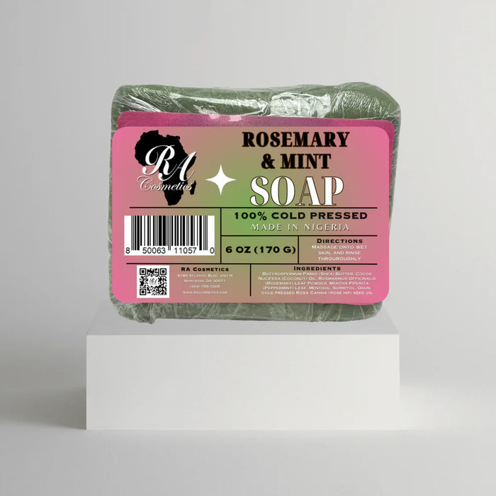 RA 100% Cold Pressed Rosemary & Mint Soap 6oz