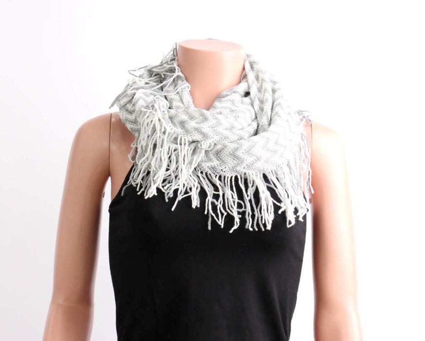 Knitted Infinity Pattern Scarf #AACG0836 (PC)