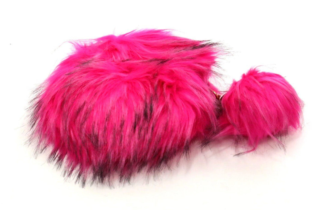 Furry Clutch Bag with Pom Pom #FSB19630 (PC)