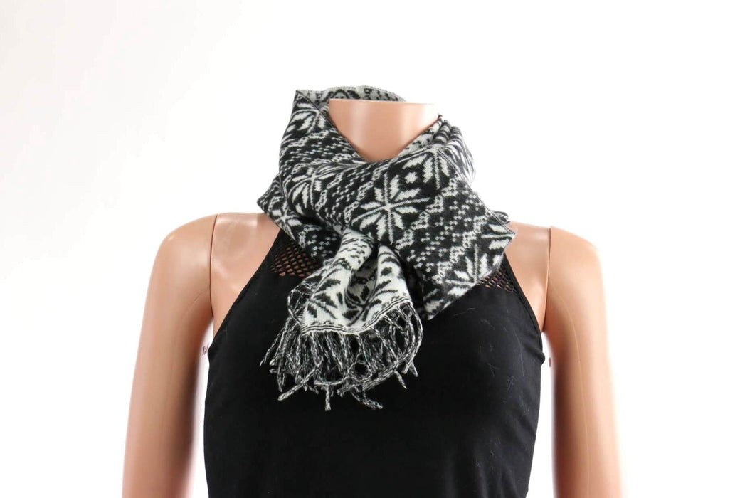 Winter Design Scarf with Frills #JSF0844 (PC)