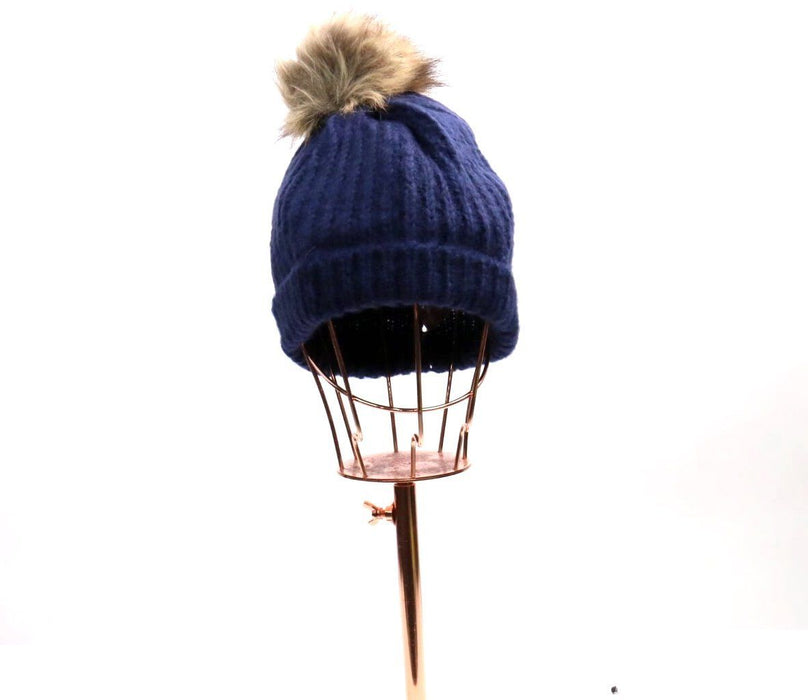 Knitted Pom Pom Beanie #KDH113 (PC)