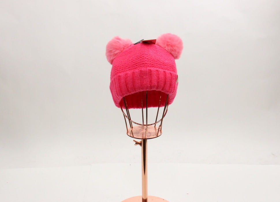 C.C Kids Double Pom Pom Beanie #KID27 (PC)