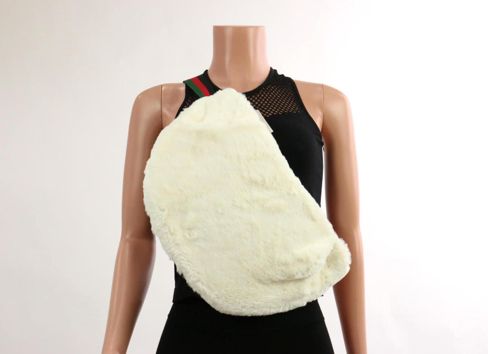 Large Furry Fanny Pack with Hand Warmer Pocket #KM8160 (PC)