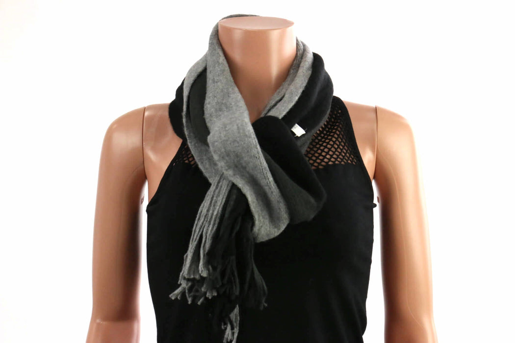 Three-tone Scarf with Frills / Assort #SP1002 (12PC)