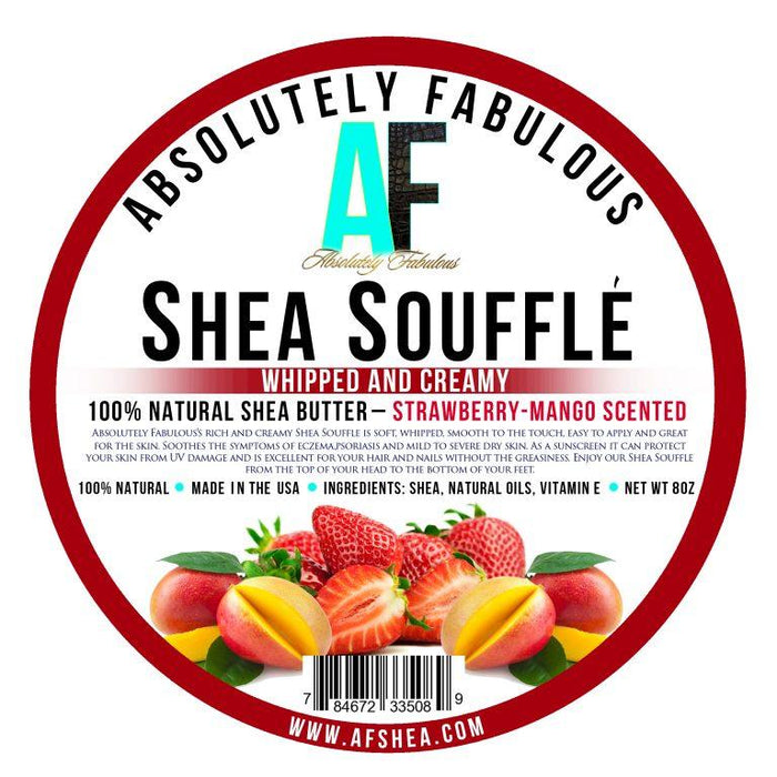 Shea Souffle Whipped And Creamy 100% Natural Shea Butter 8oz