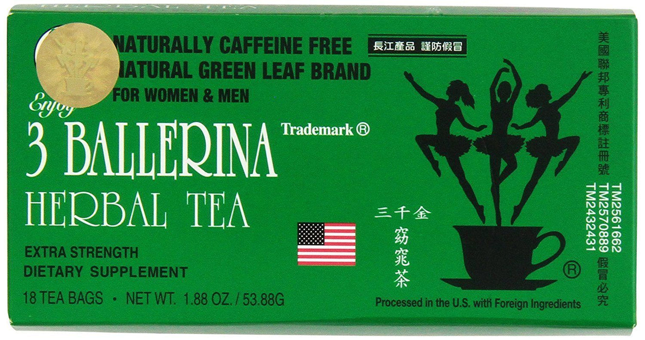 3 Ballerina Herbal Tea Extra Strength (18Bags)