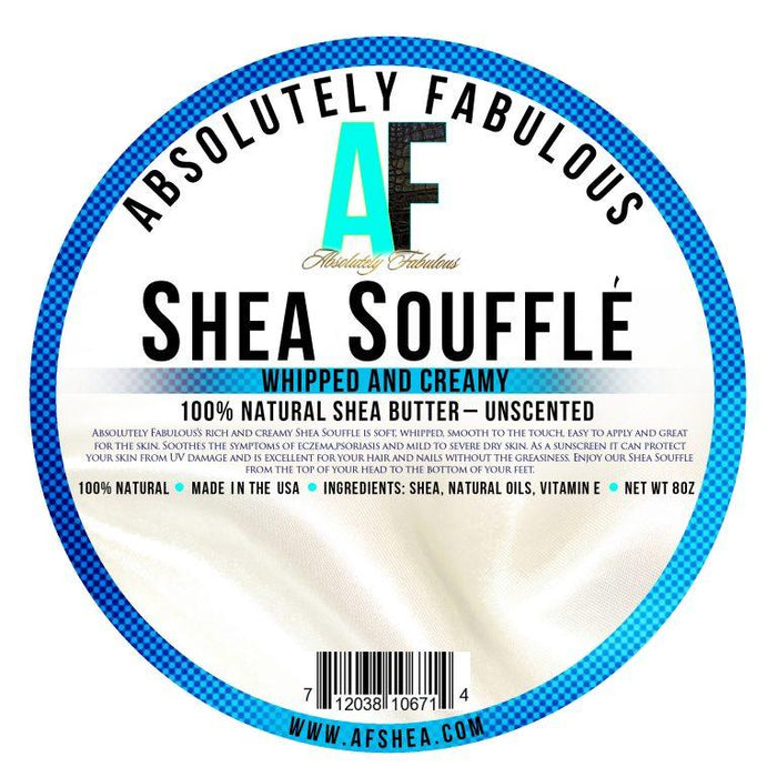 Shea Souffle Whipped And Creamy 100% Natural Shea Butter 8oz