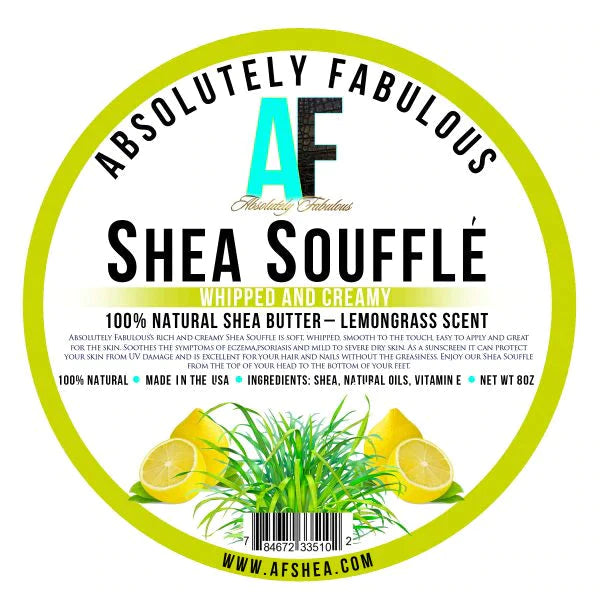 Shea Souffle Whipped And Creamy 100% Natural Shea Butter 8oz