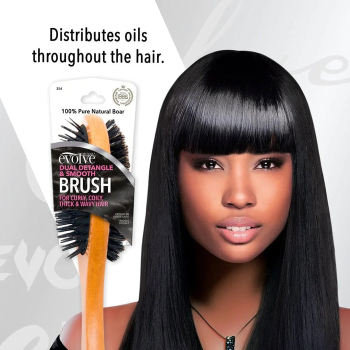 Evolve Dual Detangle & Smooth Brush #354