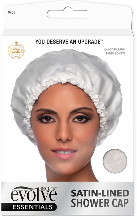 Evolve Satin Lined Shower Cap #6708