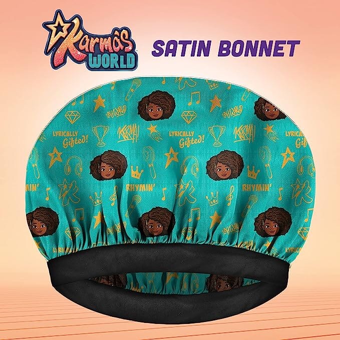 Karma's World Satin Bonnet / Teal #1103